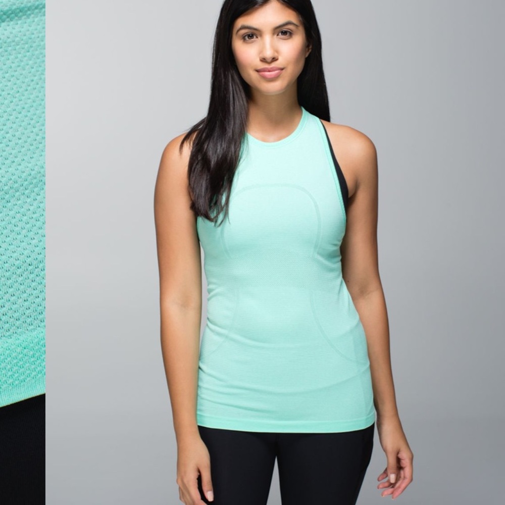 lululemon athletica Mint Green Swiftly Tech Tank